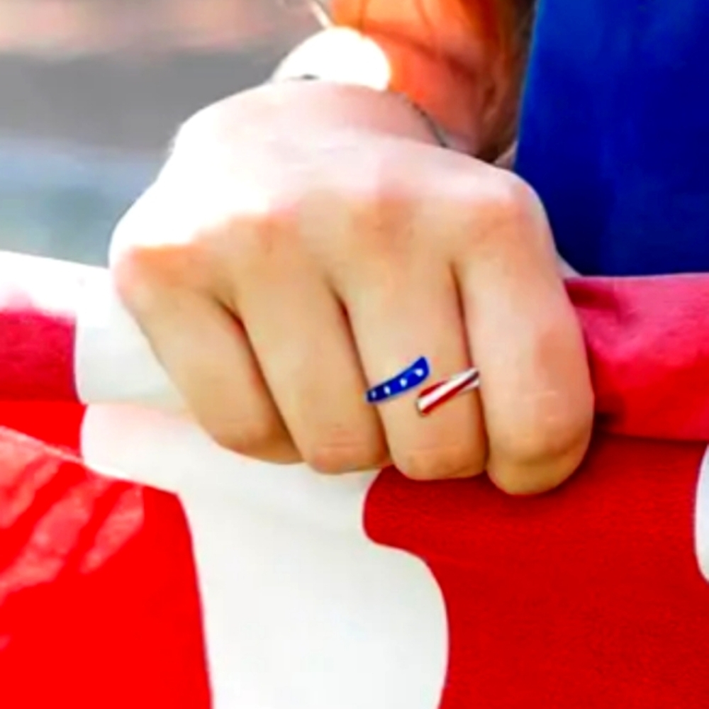 American Patriot Adjustable Ring